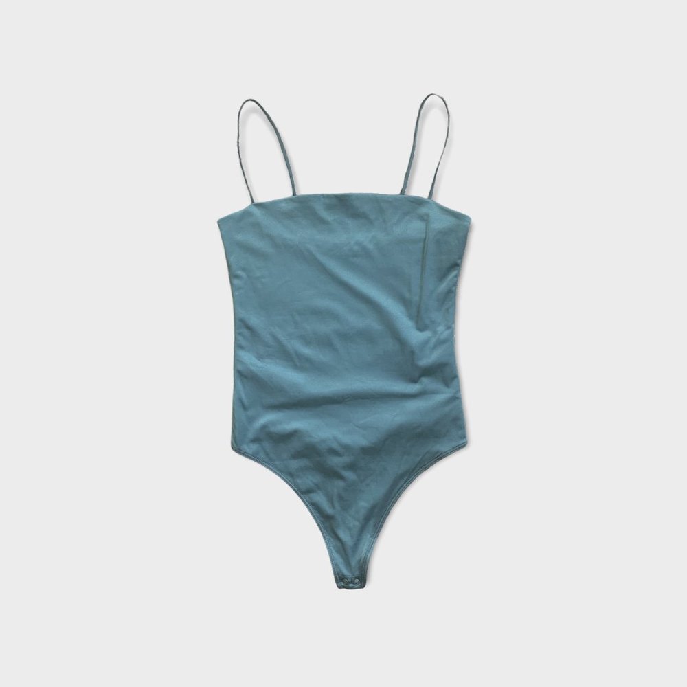 NEW Abercrombie & Fitch Seamless Satin Cami Bodysuit